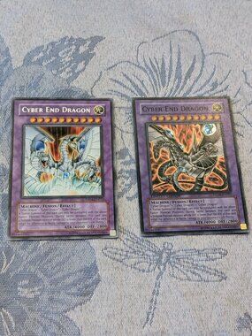 Yu-Gi-Oh! Cyber End Dragon Duo - STON Ultimate Rare & DP04 Rare - Clean Pair